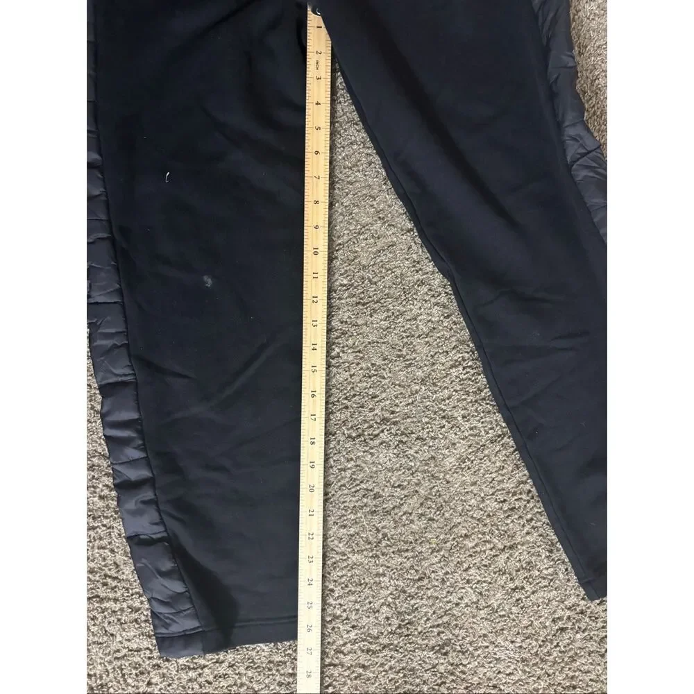 Alo Yoga Quilted Side Black Jogger Leggings Women's Medium